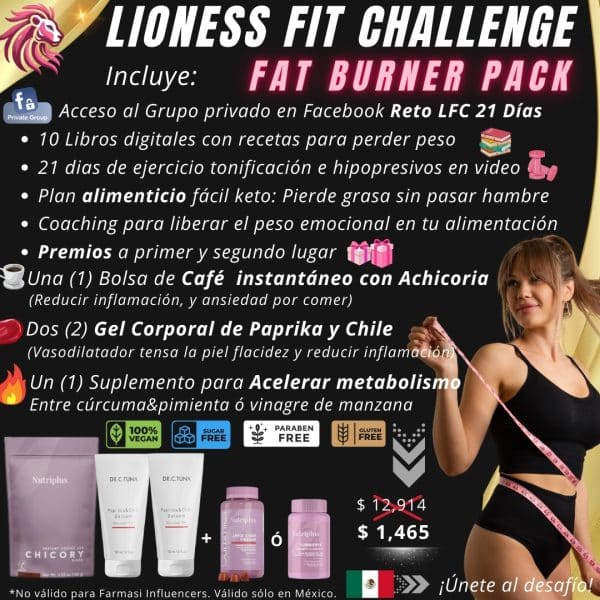 Lioness fit challenge Fat burner pack