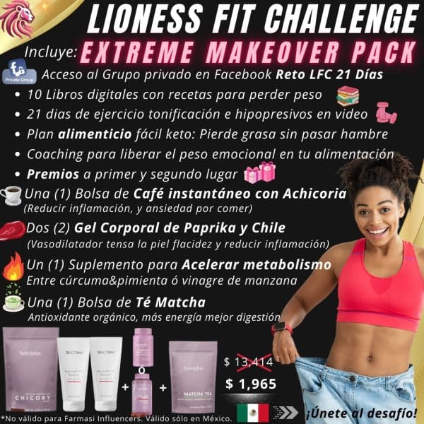 Lioness fit challenge Extreme makeover pack